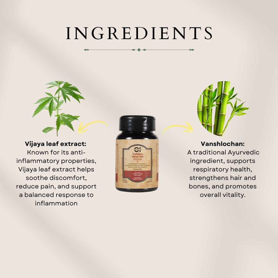 Cannazo- Trailokya Vijaya Vati Advanced (Ayurvedic Classic Blend)