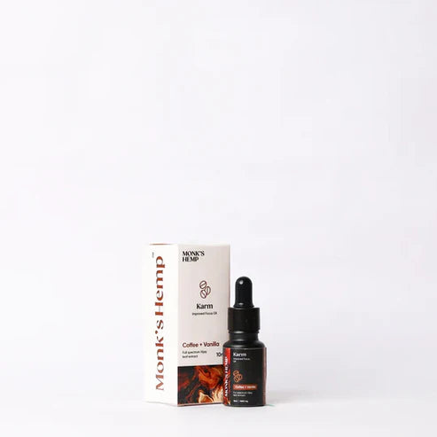 Monk's Hemp Karm (10:1) Improved Focus CBD Oil - Coffee Vanilla Flavor