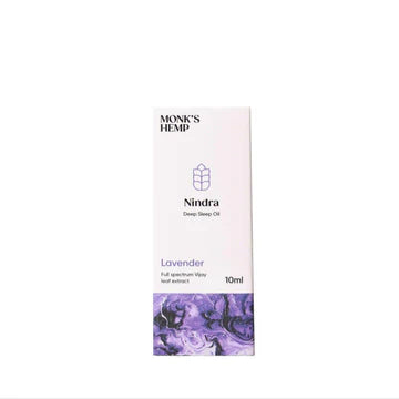 Monk's Hemp Nindra (1:1) Deep Sleep CBD Oil- Lavender