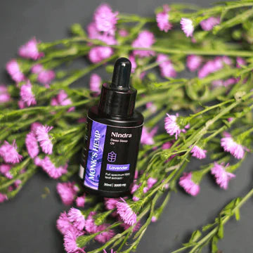Monk's Hemp Nindra (1:1) Deep Sleep CBD Oil- Lavender