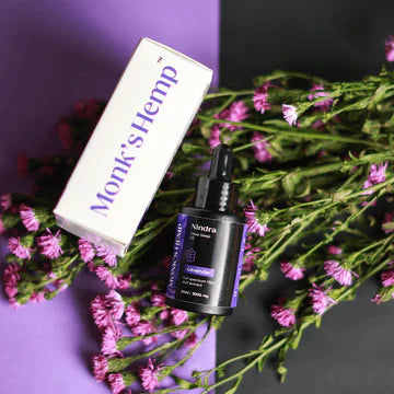 Monk's Hemp Nindra (1:1) Deep Sleep CBD Oil- Lavender