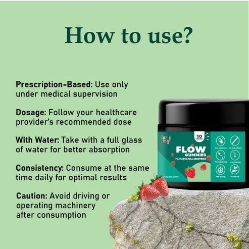 Cure by Design- Flow CBD Gummies – Full-Spectrum Relief and Therapeutic Support 3150mg (7%)